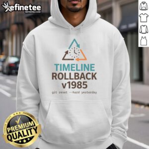 Pretty Timeline Rollback V1985 Hoodie in stylish design, showcasing vibrant colors and a comfortable fit for casual wear.