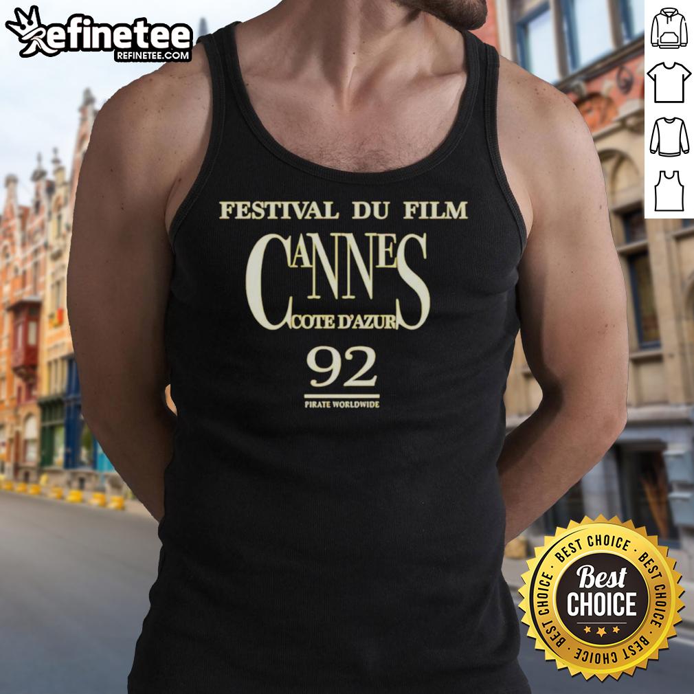 Joe Pesci at Cannes Film Festival 2018 wearing a stylish tank top, showcasing his iconic look on the Cote d'Azur.