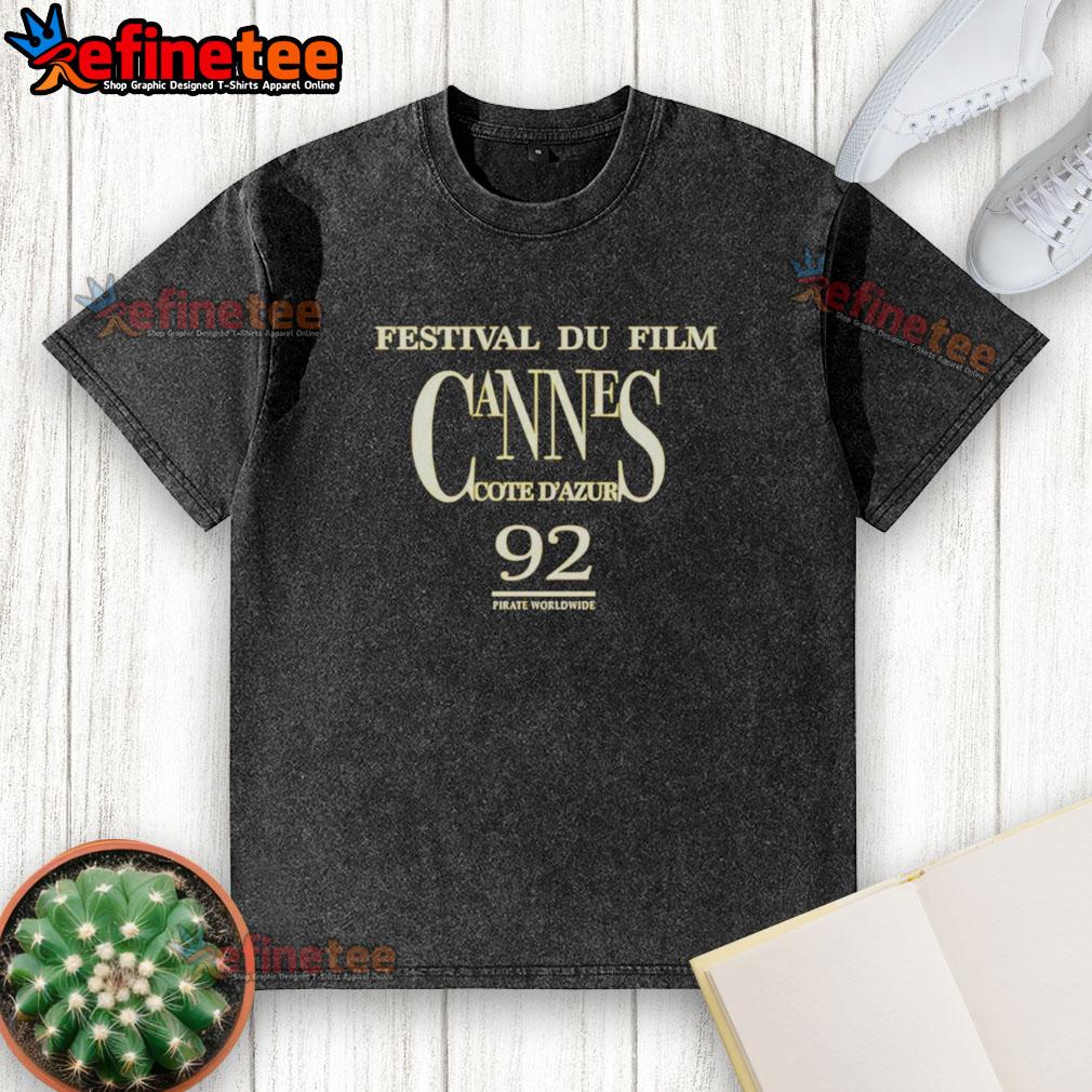 Joe Pesci at the 2018 Cannes Film Festival wearing a stylish washed t-shirt, showcasing his iconic casual look.