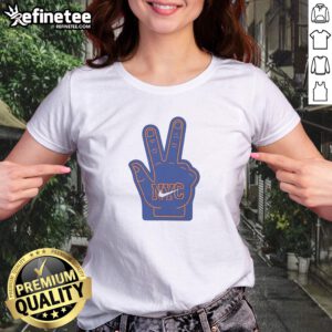 Awesome New York Knicks NYC Foam Finger Logo Basketball girl t-shirt featuring team colors and logo