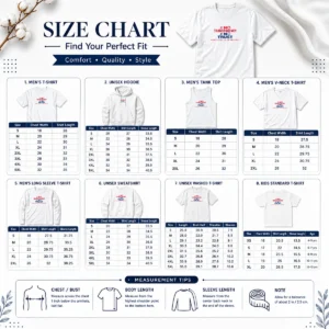 Size chart for Awesome No Transparency No Trust Hand Count In The Precinct with measurements in inches and cm