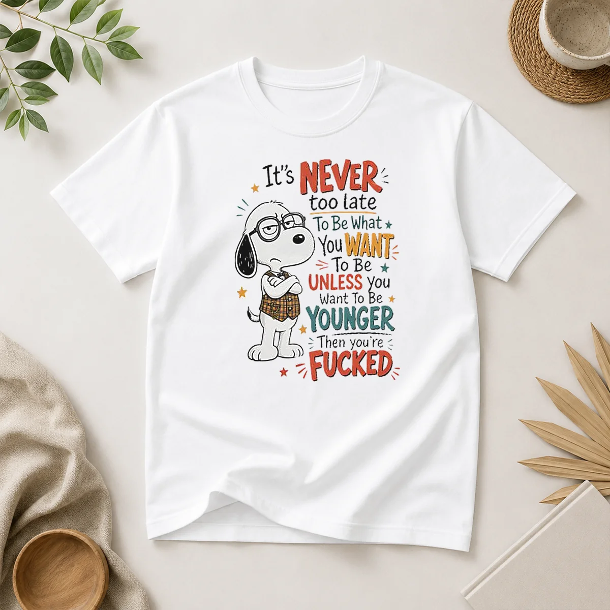 Awesome Snoopy Peanuts It Is Never Shirt Awesome Snoopy Peanuts It Is Never Shirt