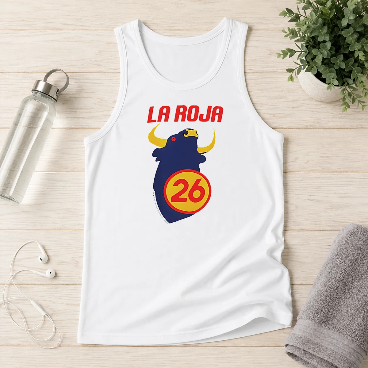 Awesome Spain La Roja World Cup 2026 National Football The Red One Tank Top