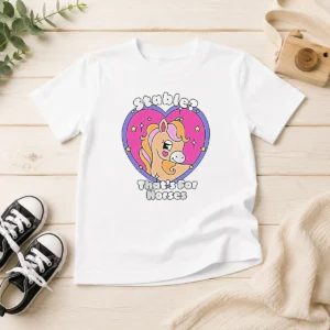 Awesome Stable Thats For Horses Horse Pun Funny Animal Kids T-Shirt