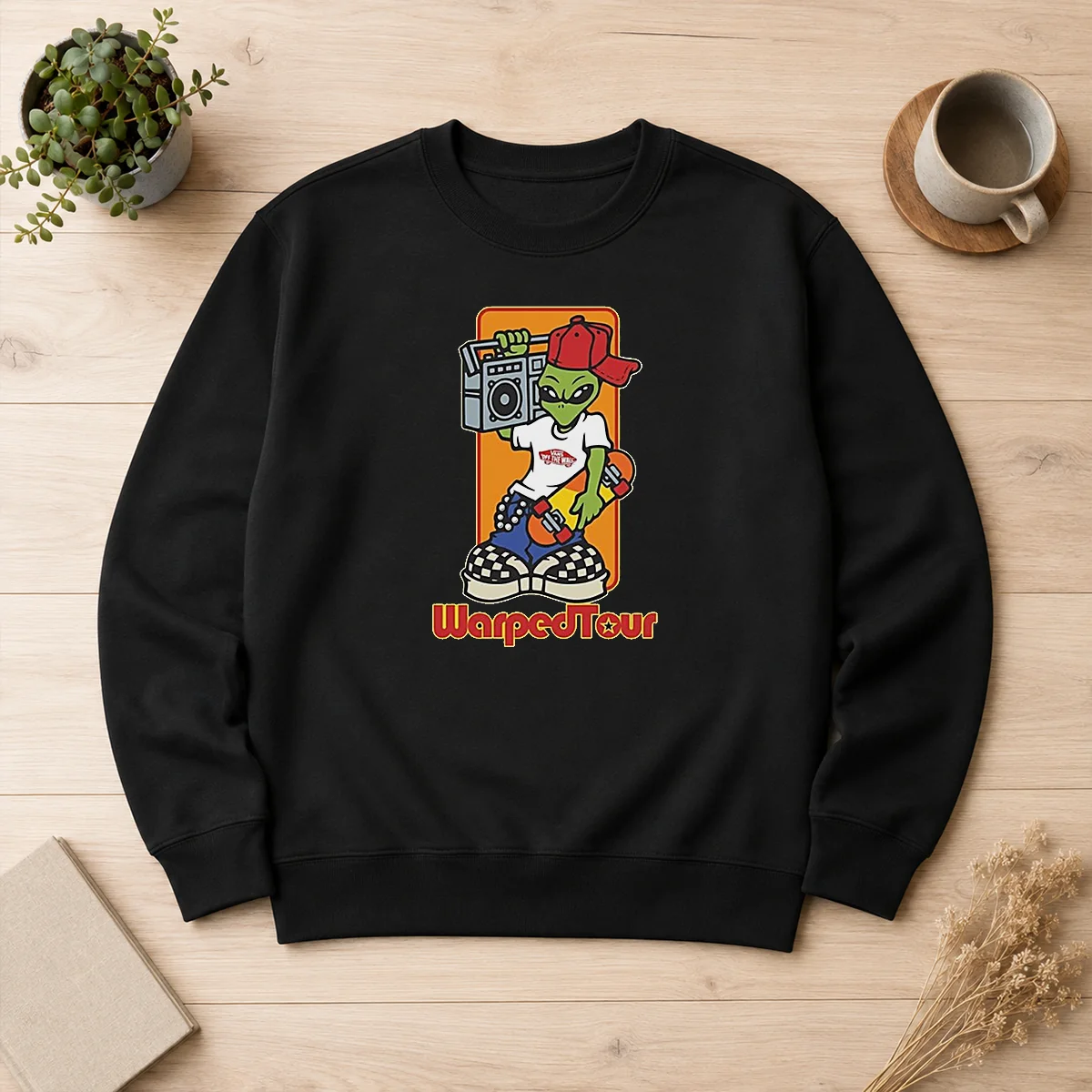 Awesome Vans Warped Tour Alien Sweater
