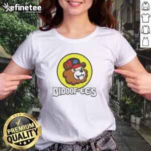Funny Bidoof Ees Bidoof Buc Ees Logo girlt shirt featuring a playful graphic on a casual short-sleeve girls' t-shirt