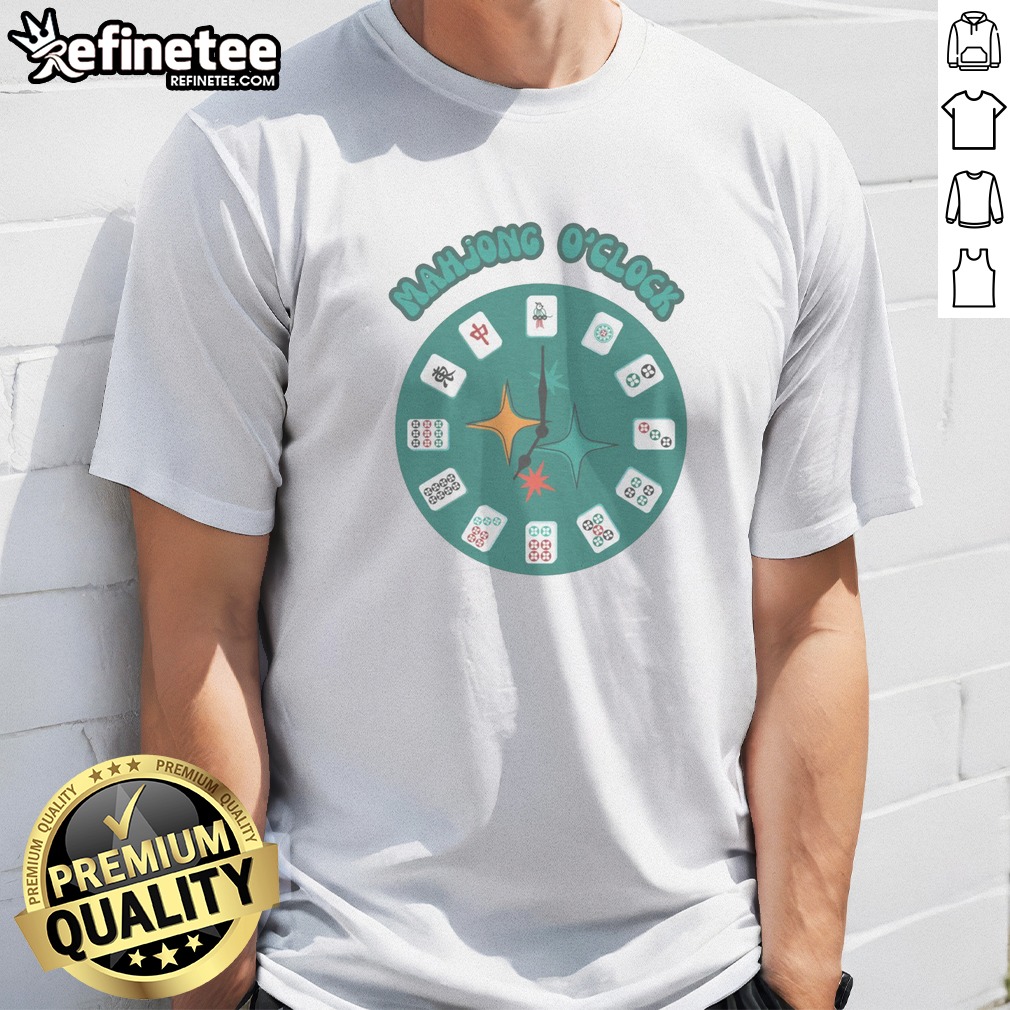 Good Mahjong O'Clock t shirt on Classic Shirt Good Mahjong O'Clock t shirt shown as a classic shirt preview