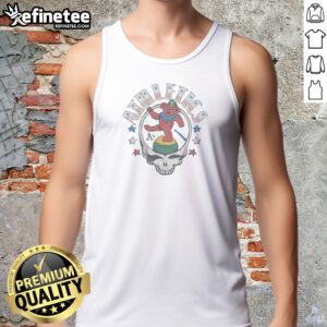 Good MLB X Grateful Dead X Athletics Americana Tank Top
