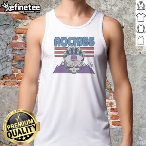 Good MLB X Grateful Dead X Rockies Americana Tank Top
