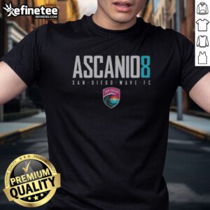 Good San Diego Wave FC Ascanio 8 San Diego Wave FC T-Shirt in vibrant colors and comfortable fit