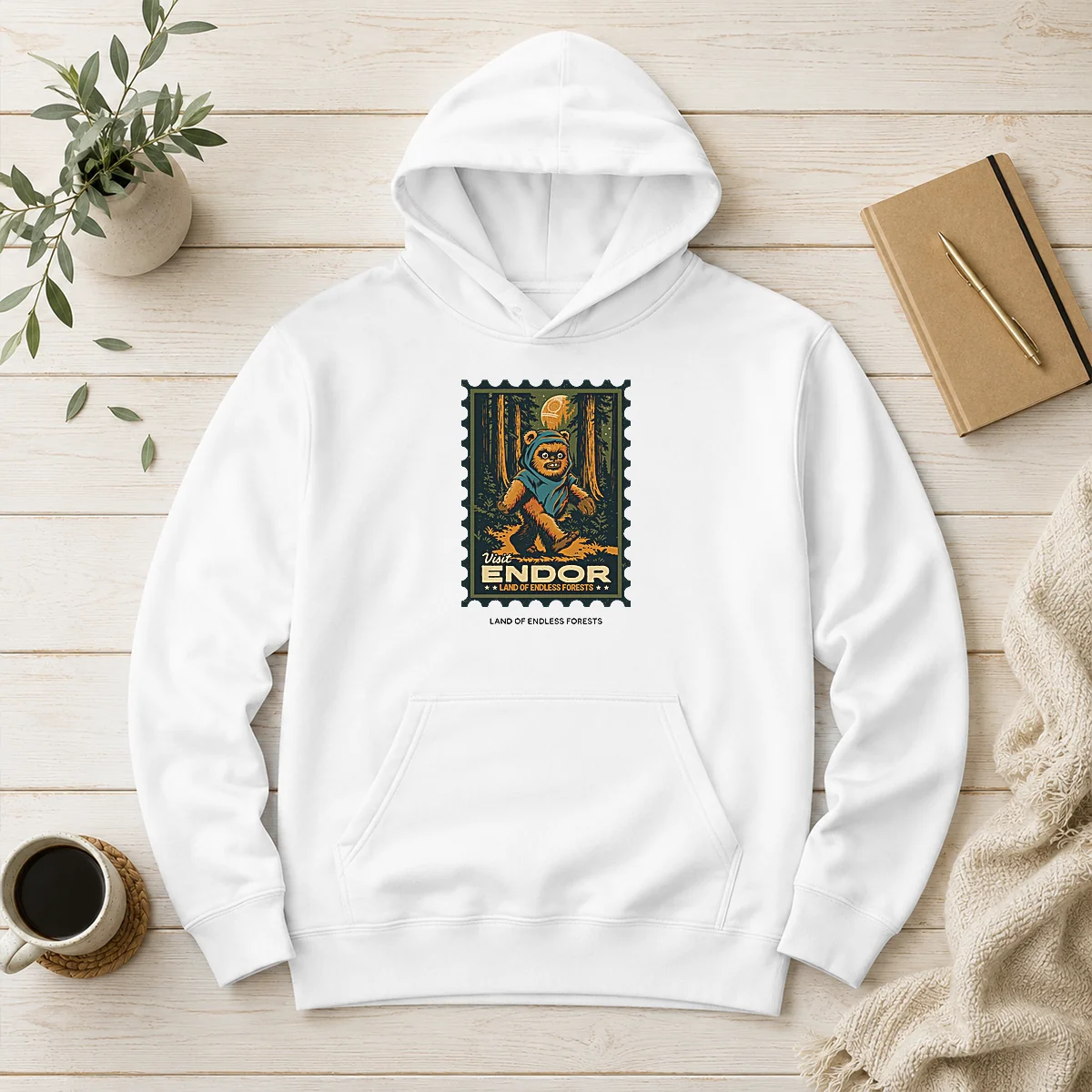 Good Star Wars Ewok Visit Endor Land Of Endless Forests Hoodie