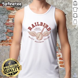 Hot Lexington Railbird Music Festival 2026 tank top design featuring vibrant festival graphics