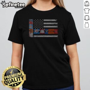 Hot Oklahoma Sport Teamsthunder Tulsa Oilers State Cowboys Sooners USA Independence Day girl shirt with vibrant team logos