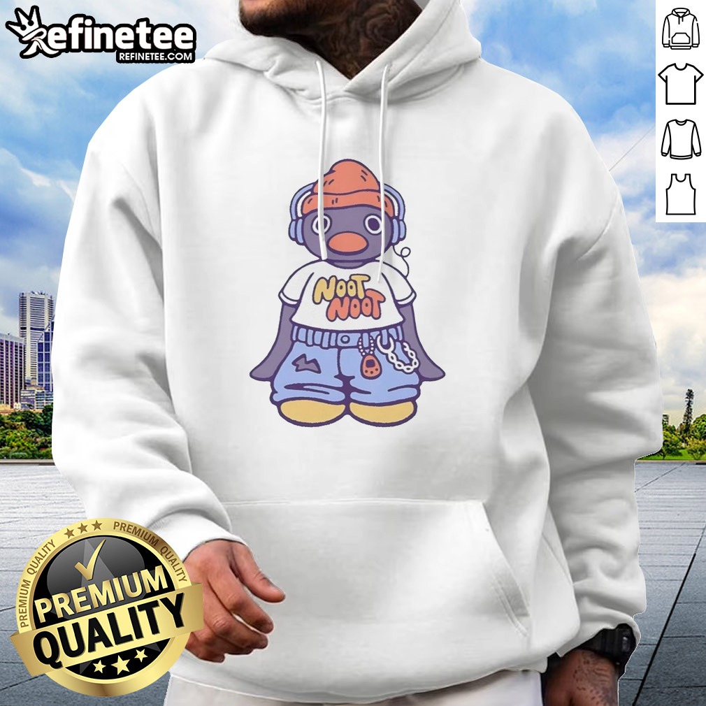 Hot Pingu Noot Noot T Shirt on Hoodie Hot Pingu Noot Noot T Shirt shown as a hoodie preview