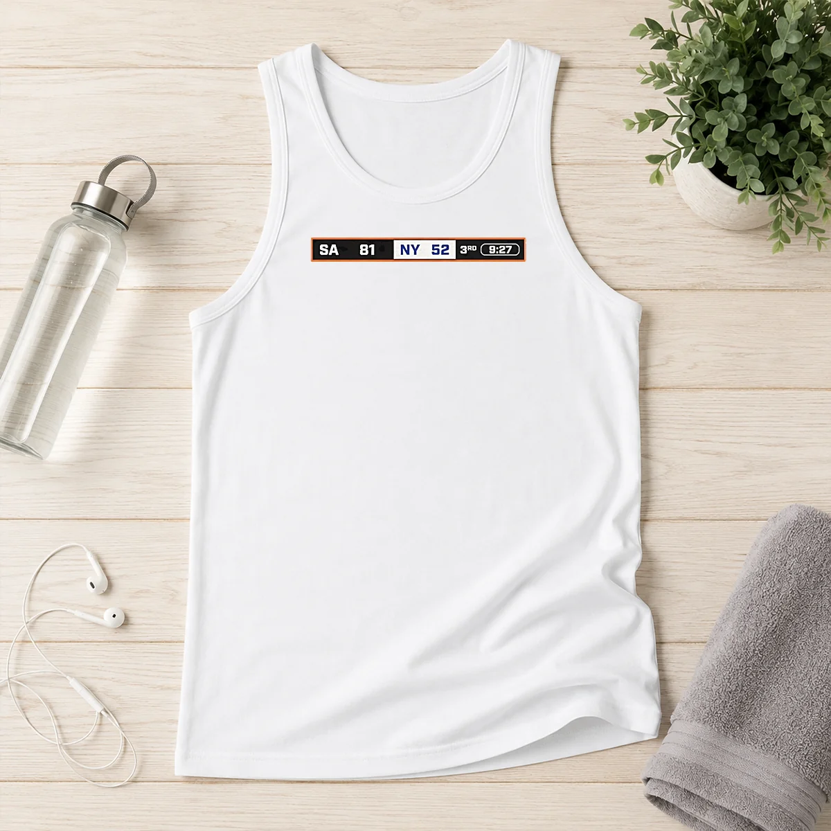 Hot Scoreboard San Antonio Spurs 81 52 New York Knicks Basketball Meme NBA 2026 Tank Top