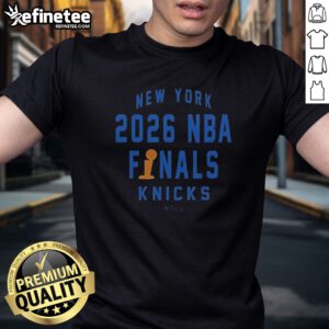 Nice New York Knicks 2026 NBA Finals Trophy t-shirt showcasing team pride and championship spirit.