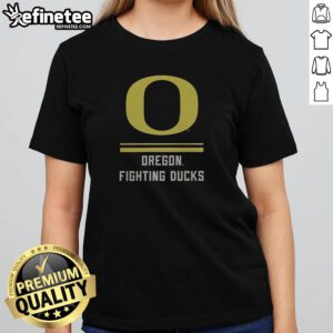 Nice Oregon Ducks Fighting Ducks girlt shirt featuring vibrant team colors and logo