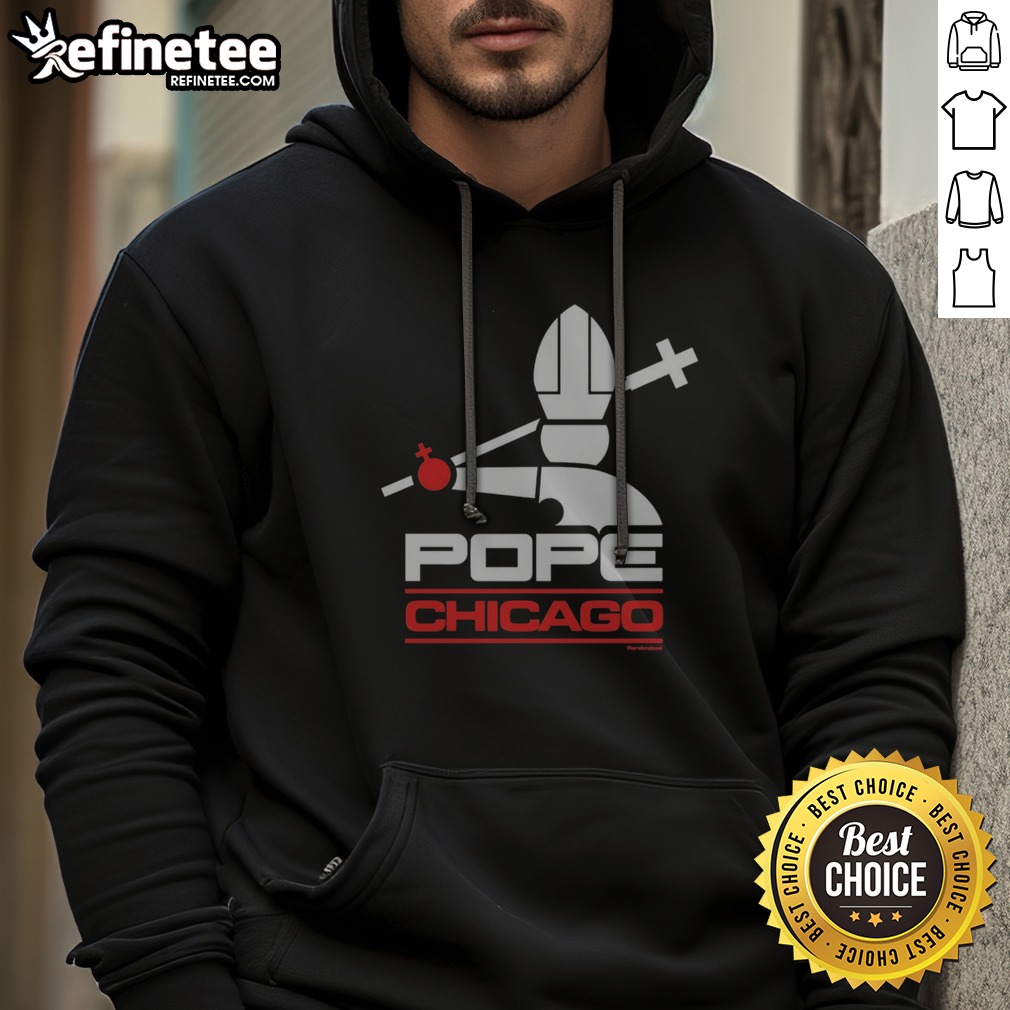 Nice Pope Chicago Bulls NBA Harebrained t shirt on Hoodie Nice Pope Chicago Bulls NBA Harebrained t shirt shown as a hoodie preview