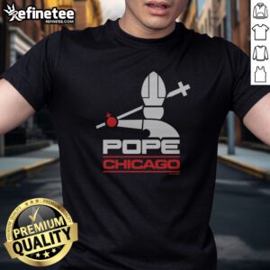 Nice Pope Chicago Bulls NBA Harebrained t shirt displayed on a wooden background, perfect for fans.
