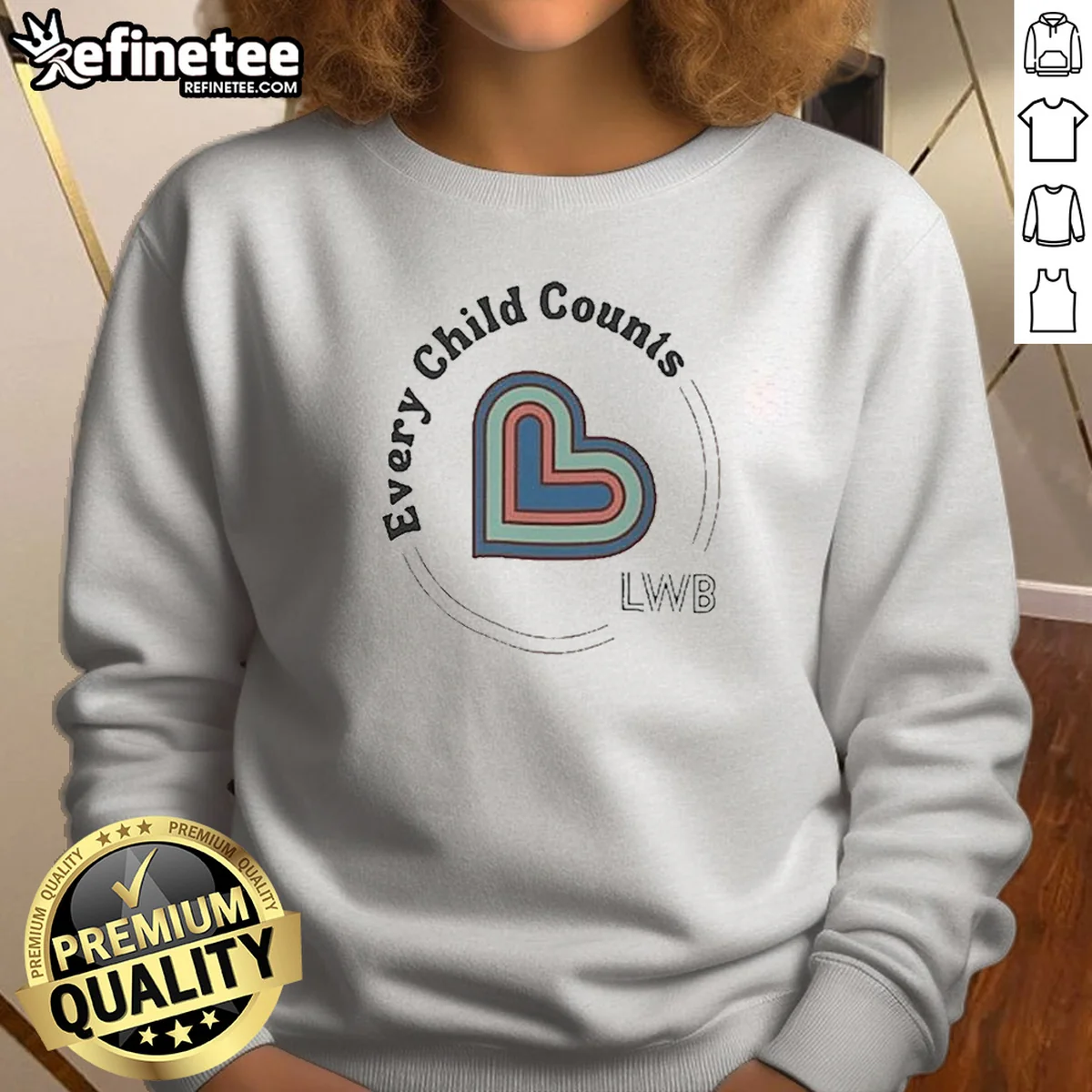 Nice The Lwb Every Child Counts Sweatshirt Nice The Lwb Every Child Counts Sweatshirt