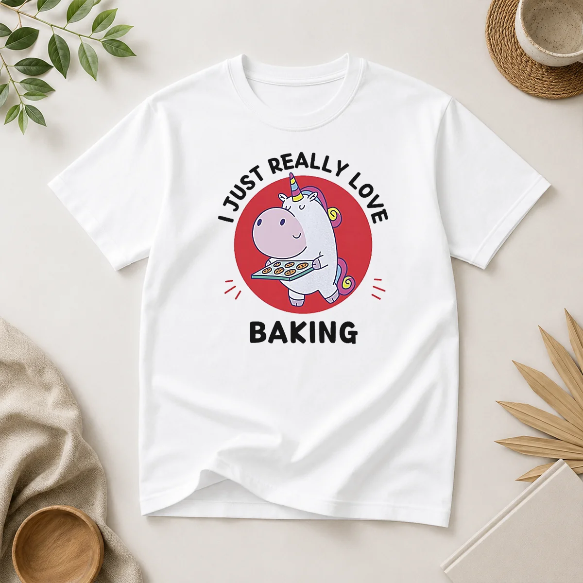 Nice Unicorn Holding Baking Tray I Shirt Nice Unicorn Holding Baking Tray I Shirt