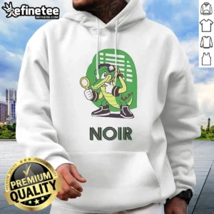 Nice Vector The Crocodile Chaotix Detective Agency Noir Hoodie