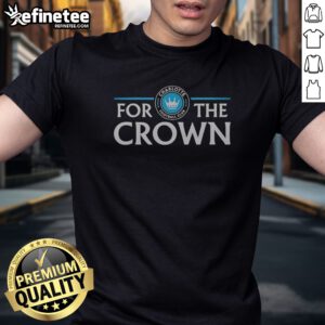 Official Charlotte Football Club For The Crown Minted 2022 t shirt featuring team colors and logo