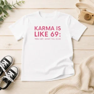 Official Karma Is Like 69 You Get What You Give Kids T-Shirt