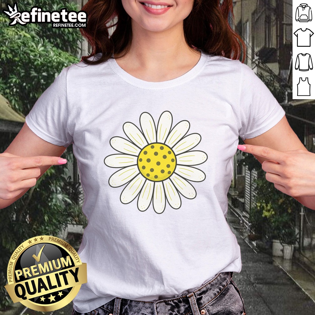 Official Pickleball Sun Flower Daisy t shirt on Classic Shirt Official Pickleball Sun Flower Daisy t shirt shown as a classic shirt preview