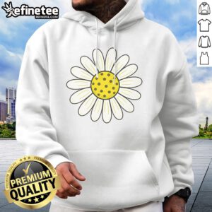 Official Pickleball Sun Flower Daisy hoodie featuring a vibrant sunflower graphic