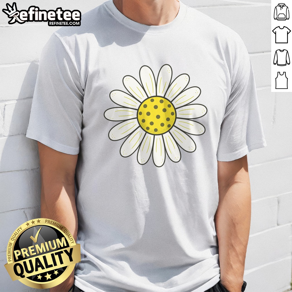 Official Pickleball Sun Flower Daisy t shirt on Classic Shirt Official Pickleball Sun Flower Daisy t shirt shown as a classic shirt preview