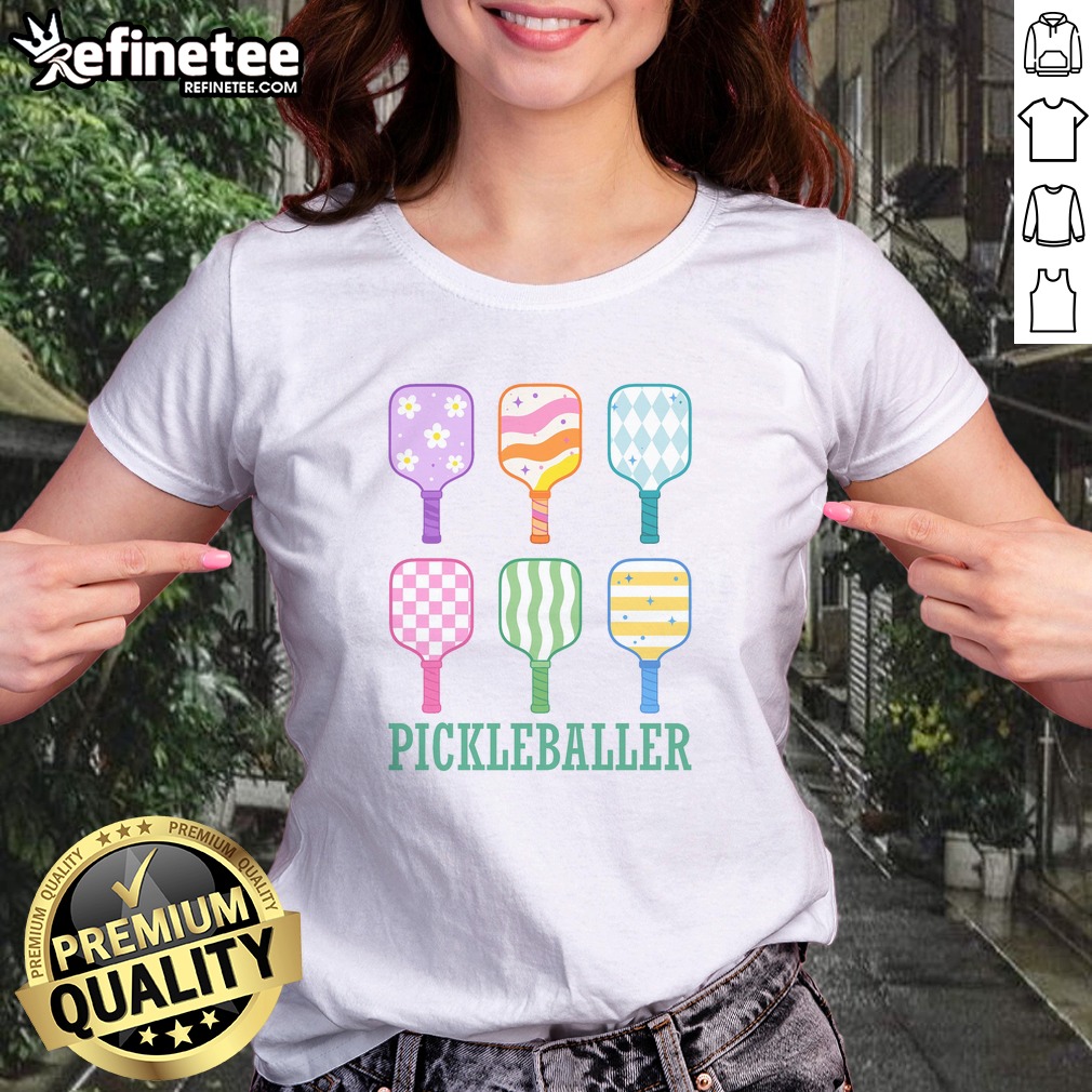 Official Pickleballer Pickle Baller Funny Cute Pickleball T Shirt on Classic Shirt Official Pickleballer Pickle Baller Funny Cute Pickleball T Shirt shown as a classic shirt preview