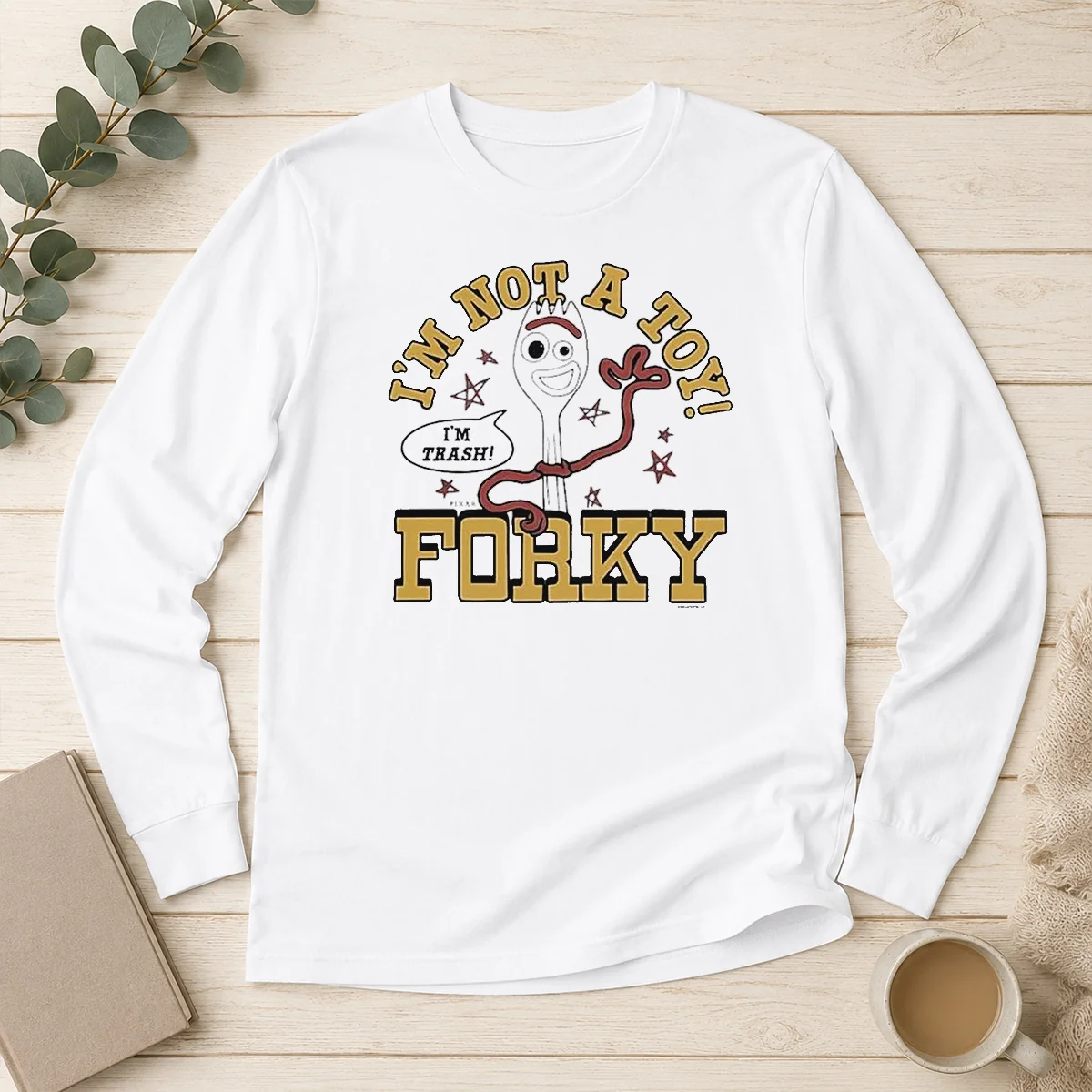 Original Im Not A Toy Story Forky Im Trash Long Sleeve Shirt