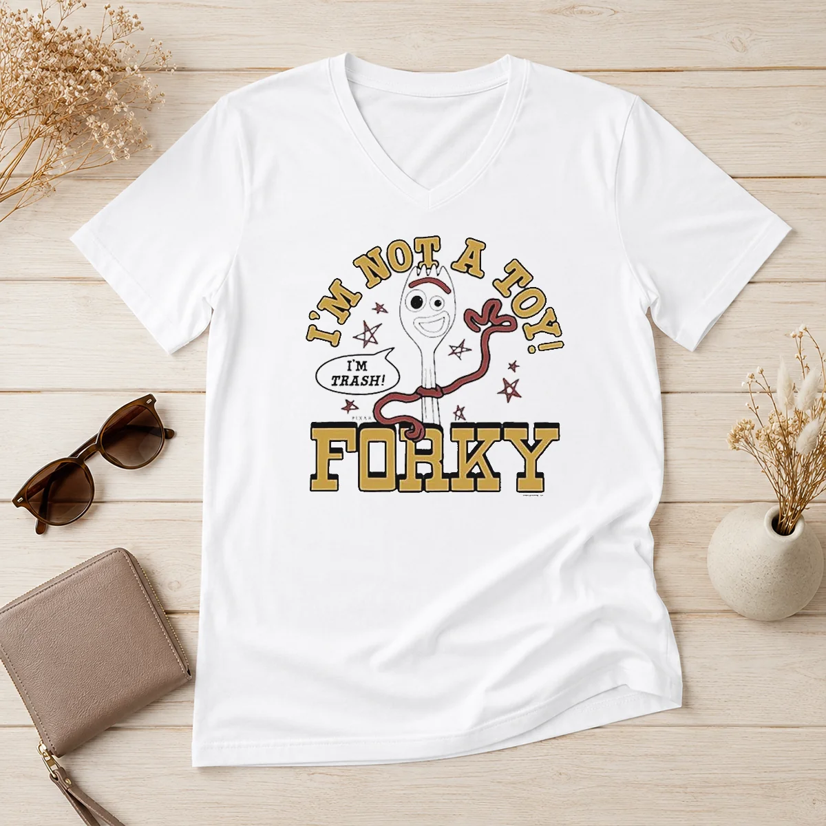 Original Im Not A Toy Story V-Neck Shirt Original Im Not A Toy Story V-Neck Shirt
