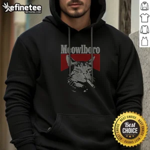 Original Meowlboro Smoking Meow Cat Hoodie