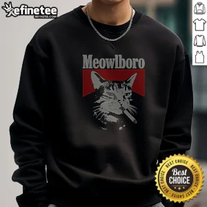 Original Meowlboro Smoking Meow Cat Sweatshirt