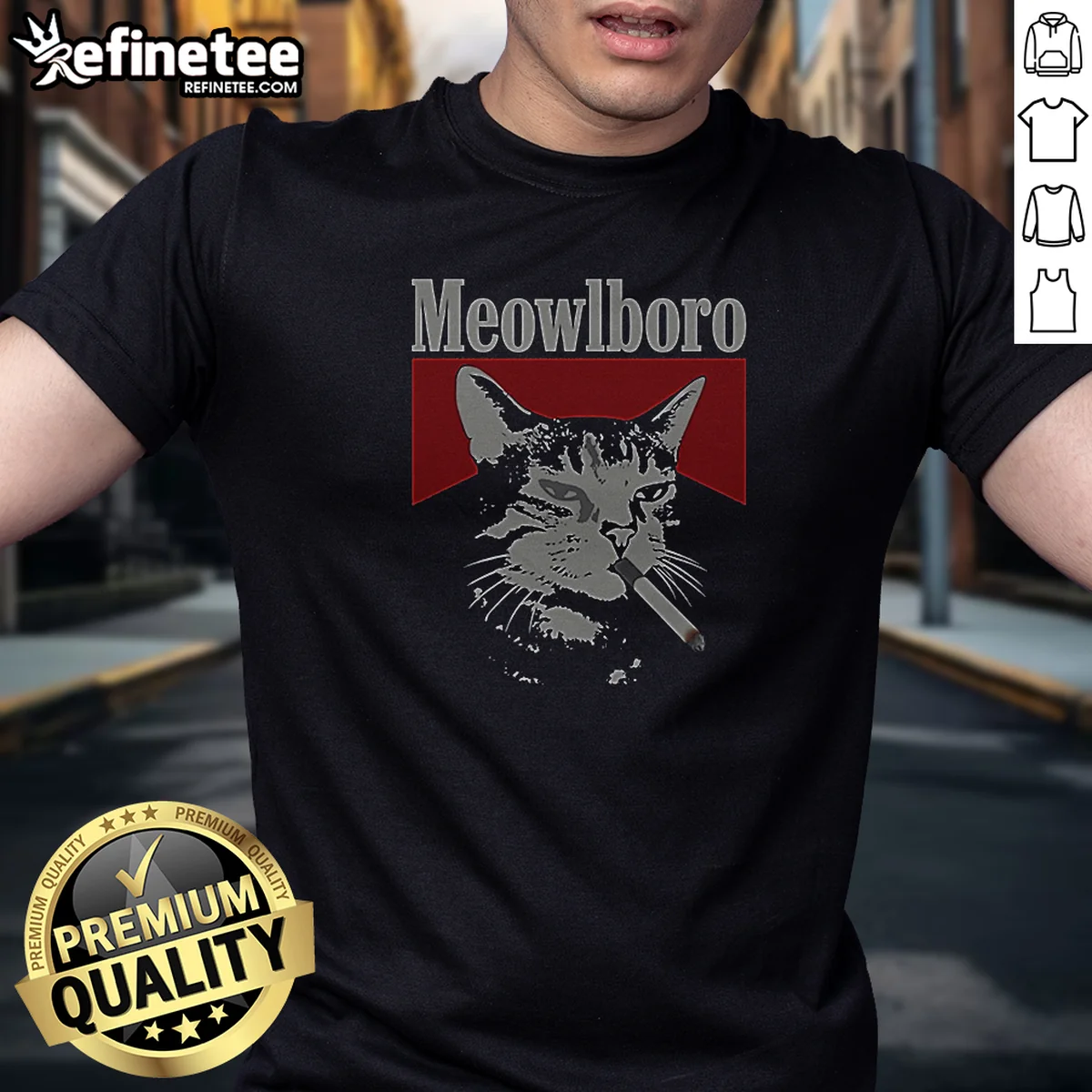 Original Meowlboro Smoking Meow Cat Shirt Original Meowlboro Smoking Meow Cat Shirt