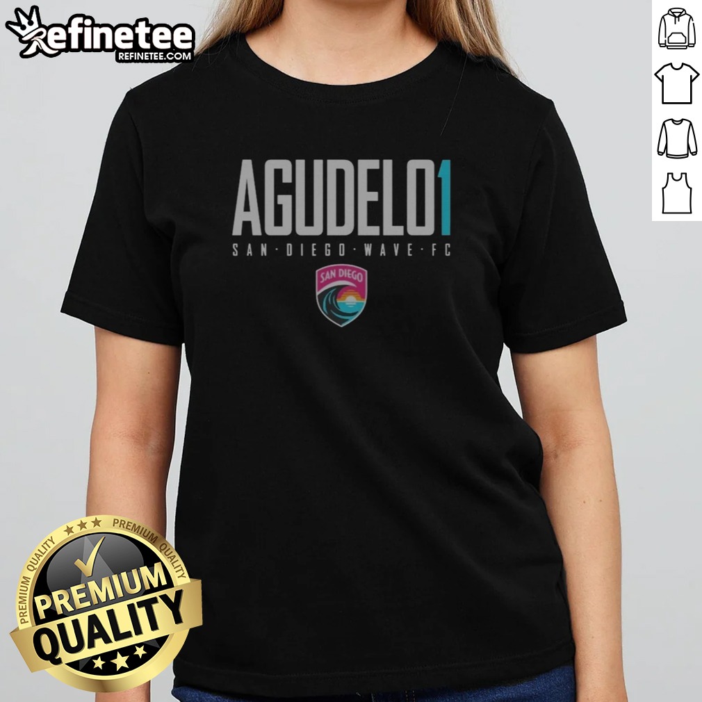 Original San Diego Wave FC Agudelo 1 Soccer Team Sports Apparel NWSL t shirt on Classic Shirt Original San Diego Wave FC Agudelo 1 Soccer Team Sports Apparel NWSL t shirt shown as a classic shirt preview