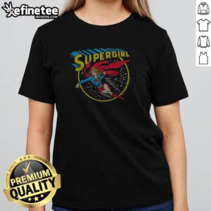 Original Supergirl girlt shirt featuring a vibrant design perfect for young superheroes