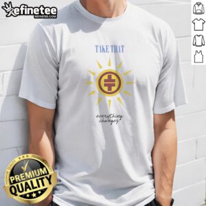 Original Take That Everything Changes Vintage t shirt featuring a classic design and soft fabric.