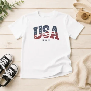 Original USA Patriotic Stars Kids T-Shirt
