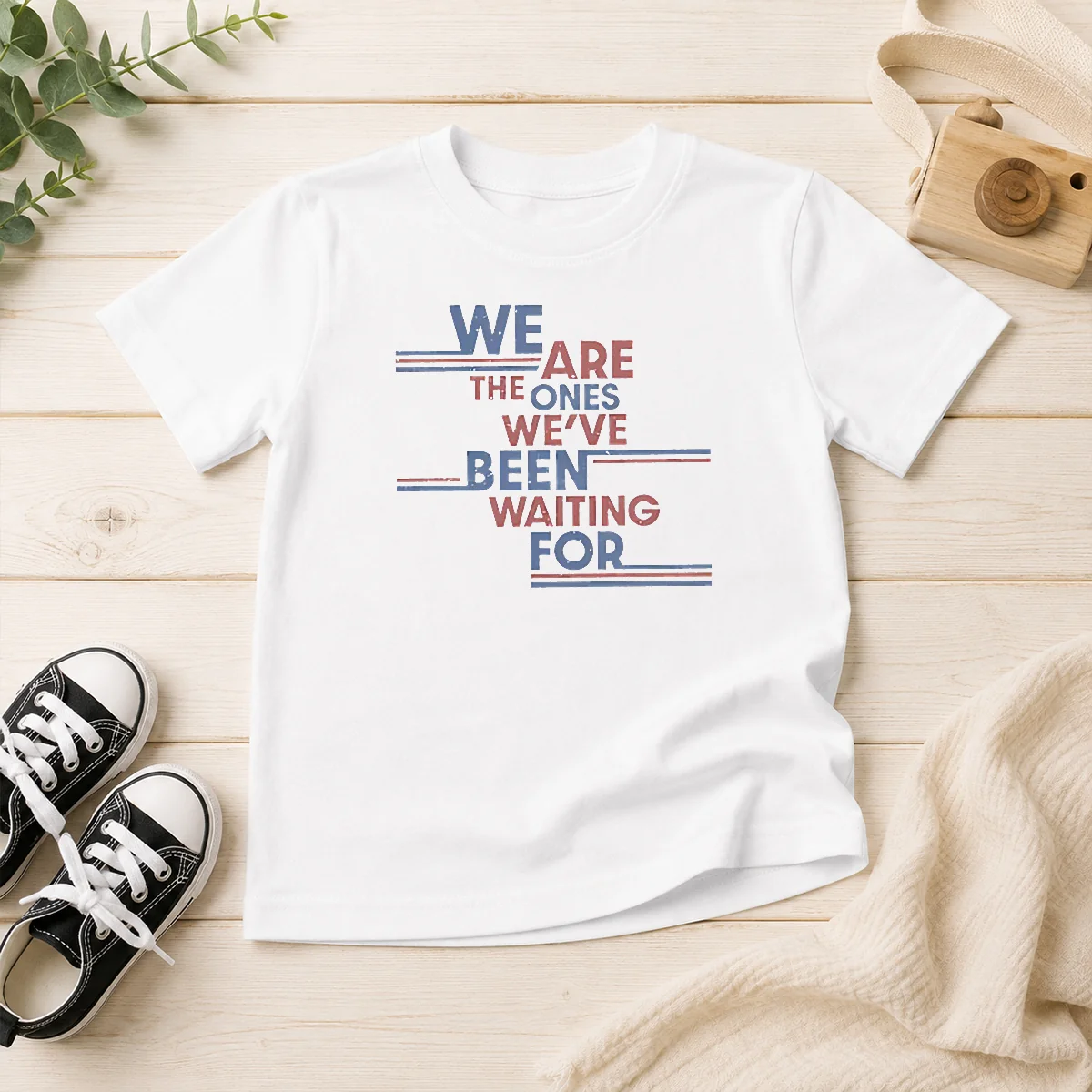 Original We Are The Ones We'Ve Been Waiting For Political Quote Kids T-Shirt