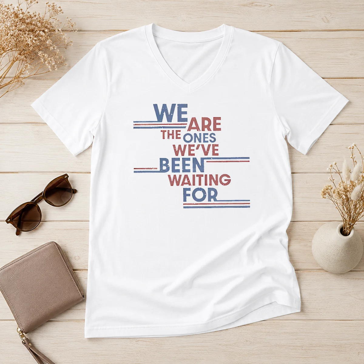 Original We Are The Ones We'Ve V-Neck Shirt Original We Are The Ones We'Ve V-Neck Shirt