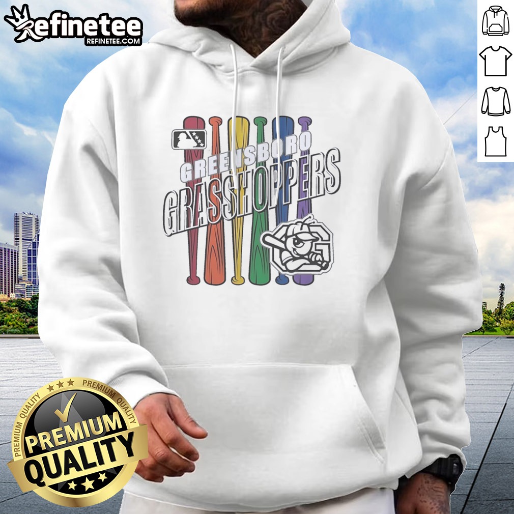 Premium Greensboro Grasshoppers MLB T Shirt on Hoodie Premium Greensboro Grasshoppers MLB T Shirt shown as a hoodie preview