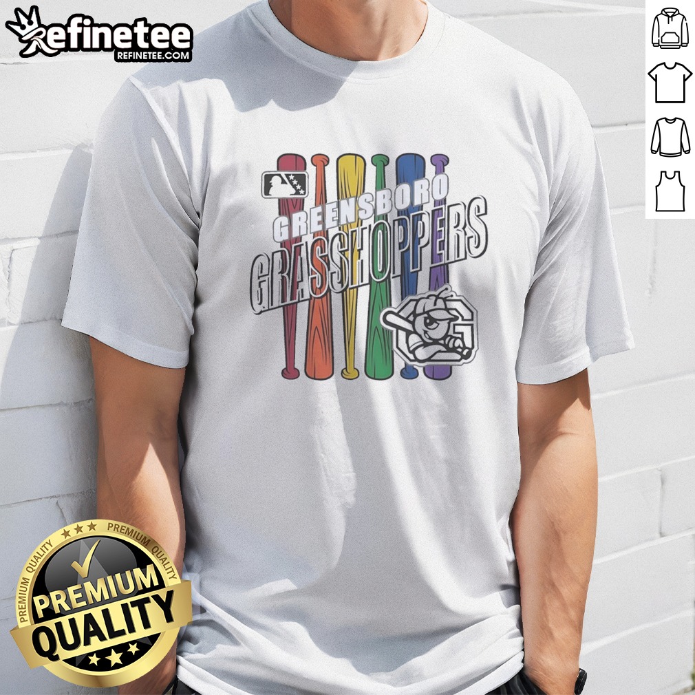 Premium Greensboro Grasshoppers MLB T Shirt on Classic Shirt Premium Greensboro Grasshoppers MLB T Shirt shown as a classic shirt preview