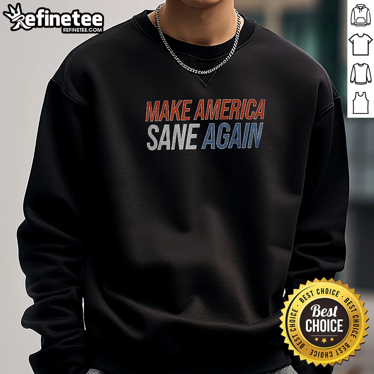 Premium Make America Sane Again 2026 Sweatshirt