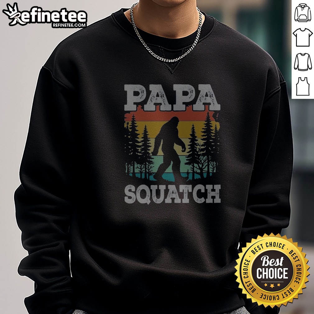 Premium Papa Squatch Bigfoot Sweatshirt