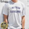Premium Travis Kelce I'M From Cleveland t-shirt featuring bold graphics and a comfortable fit.