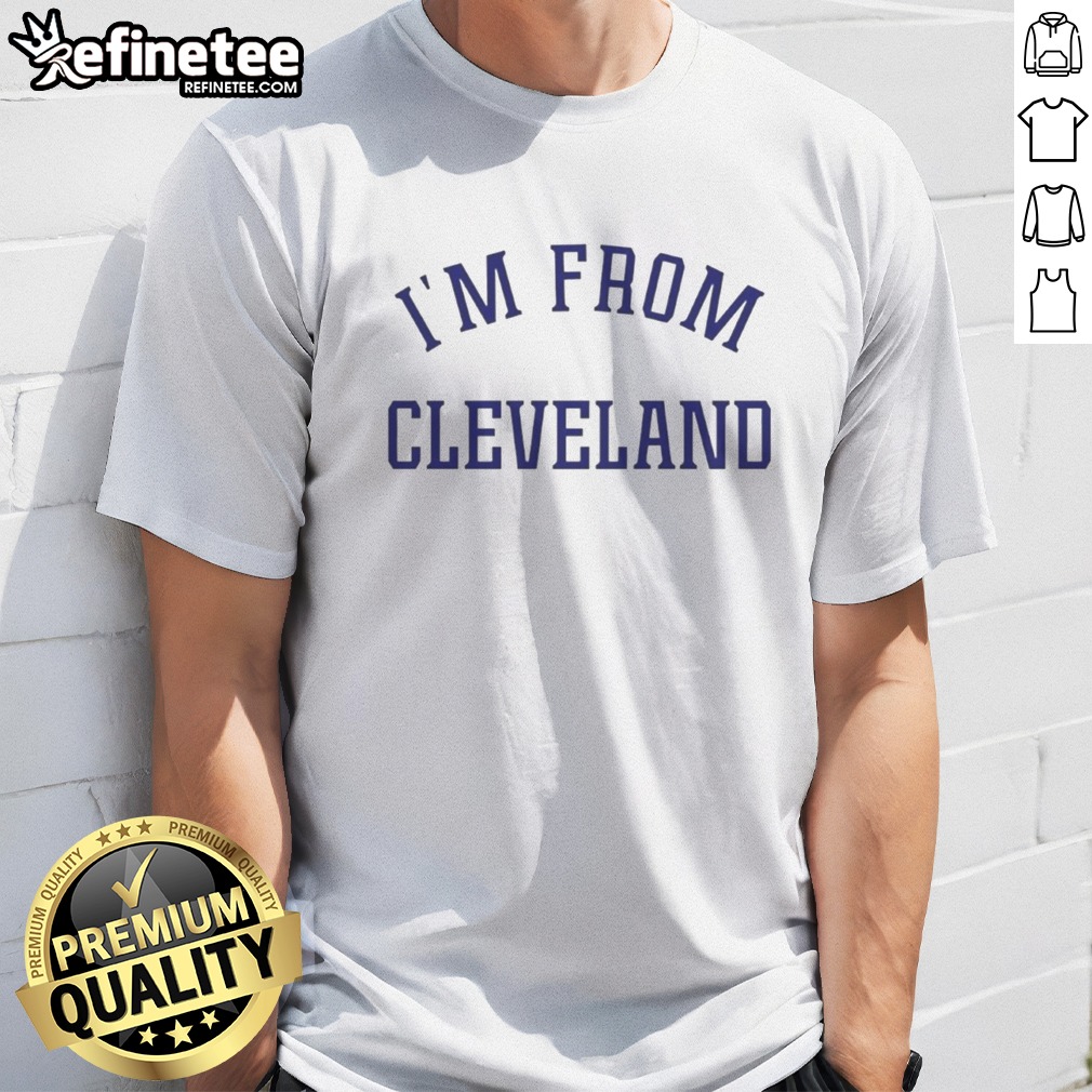 Premium Travis Kelce I'M From Cleveland T Shirt on Classic Shirt Premium Travis Kelce I'M From Cleveland T Shirt shown as a classic shirt preview