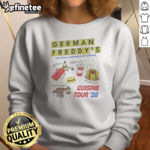 Pretty German Freddys Cultural Learnings Of America Cuisine Tour 26 Waffles Gas Sweatshirt